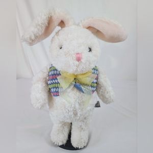 Dancing Bunny Rabbit Sings by Crisha. Large Easter Decoration. Vintage